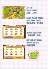 [jHD9] (ios & Android)Level 100+, Barn 10000+ ,SILO 3000+, MAINLAND OPEND, Full Access