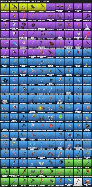 171 Skins | Black Knight | Leviathan Axe | OG STW