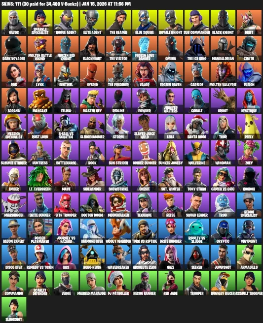 111 Skins | Black Knight | Sparkle Specialist | The Reaper | Blue Squire | Royale Knight