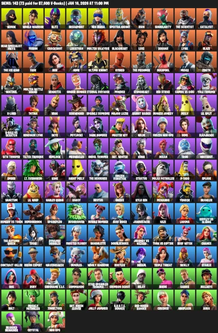143 Skins | IKONIK + Merry Mint Ax |
