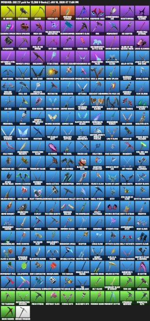 201 Skins | 1350 VB | IKONIK, Trailblazer, Rose Team Leader, Warpaint, Rogue Agent, Omega