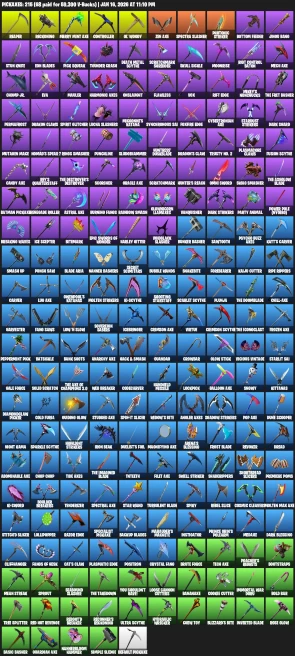 355 Skins | Ikonik | OG STW Ultimate Edition | The Reaper | Glow | Elite Agent | Merry Mint Ax | Take The L | Omega (ST