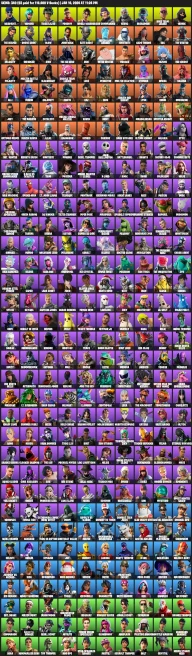 340 skins | OG STW | Wonder | IKONIK | The Reaper | Glow | Elite Agent | Naruto Uzumaki | Heron Stance Hero |