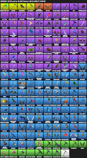 211 Skins | IKONIK | Merry Mint Axe | Rose Team Leader | Rogue Agent | World Warrior | Trailblazer | Warpaint