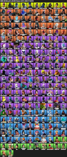 222 Skins | OG STW | IKONIK | Glow | Gold Midas | WORLD CUP | World Warrior | Prodigy | Blue Striker | Frankensteins Br