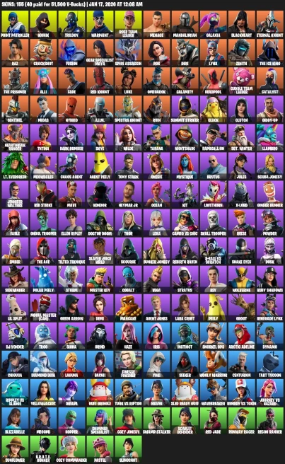 155 skins | Ikonik | OG STW | Gold Brutus