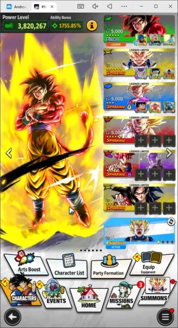 231M Total Power|LV160|2 UL+ 15 LL|SS4 Goku, SS Goku, 2 Zenkai Awakened, etc |Android|CheckSS(DBL930)