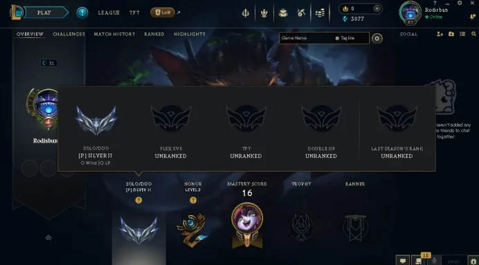 EUW / SILVER 2 START / 54 Champ / 2 Good Skins(2 Epic) / 3.0K BE / HONOR 3 / S12 ACC / 31 LVL / FULL ACCES / HANDMADE / CHEAP