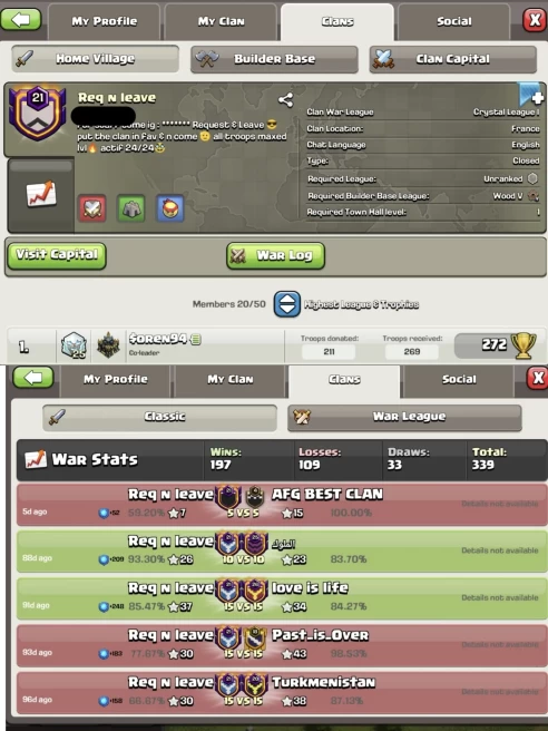 Level 21 / Req n leave / Rare Name