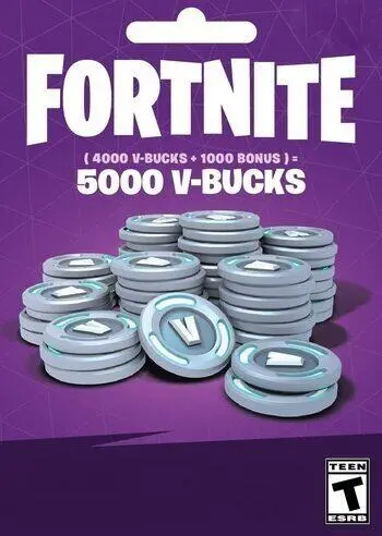 Fortnite - 5000 V-Bucks Gift Card Key - Global - Xbox
