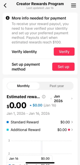 Instanly Delivery/ Monetized 24K Real Followers+389K Real Likes Account/ Creator Rewards Program Activated/ Live Stream/ Full Access