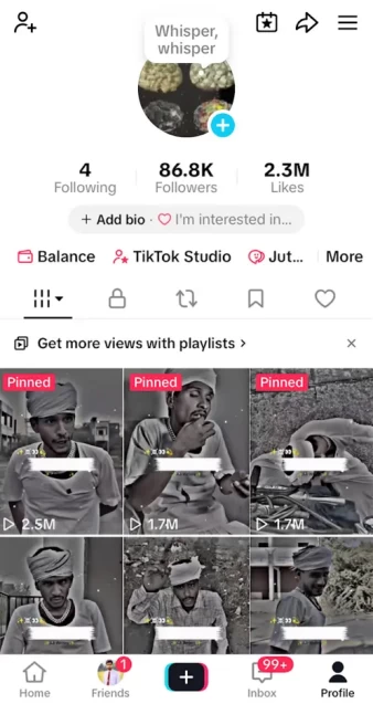 Germany Monetized Account/ 86K Followers+2.3M Likes/ Creator Rewards Program Activated/ Live Stream/ Full Access