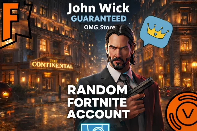 John Wick GUARANTEED| HIGH CHANCES TO GET: BLACK KNIGHT+IKONIK+OMEGA+TRAVIS SCOTT | FULL ACCESS | INSTANT DELIVERY | Works for all Platforms