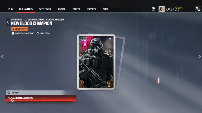 [PC ACCOUNT CONSOLE LINKABLE] [GAME PURCHASED] Level 77 ~ 1xChampion Rank Charm+Background card ~ 6xBlack Ices﻿ ~53 Operators Unlocked#AkJL