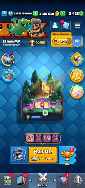 [Code 9106] Level 54 / 1 Cards Max + 3 Skins Towers / Very Cheap