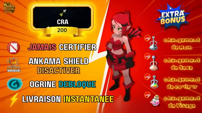 Cra Niveau 200 Brial • Jamais Certifié • Ultra Sécurisé