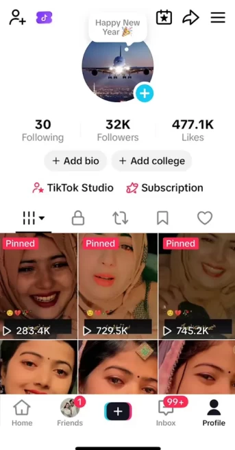Instanly Delivery/ Monetized 32K Followers+477K Likes Account/ Creator Rewards Program Activated/ Full Access