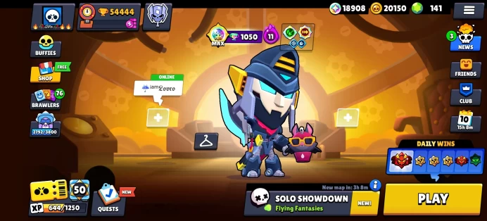 [Code 9111] Level 228 / 54k Trophy + 206 Skins / Very Cheap