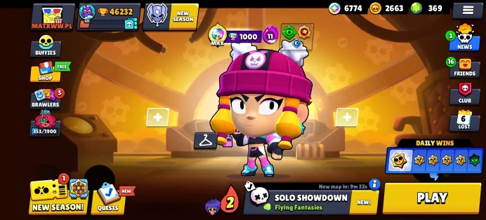 [Code 9118] Level 160 / 45k Trophy + 369 Gems / Very Cheap