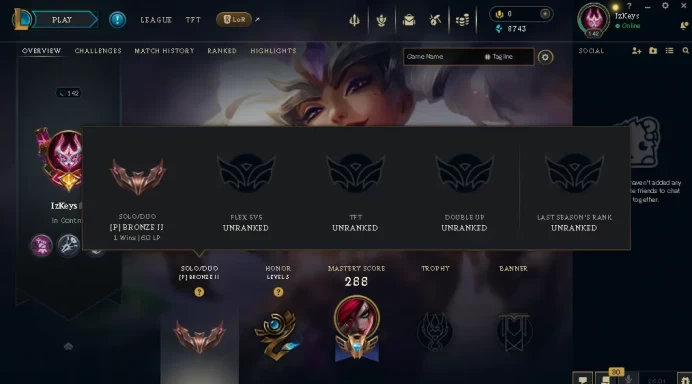 EUW -(S16) BRONZE 2(60LP) 95 Champ - 33 Good Skins(1 Ultimate , 2 Legendary, 21 Epic) - 8.7K BE - S10 ACC - FULL ACCES  - CHEAP