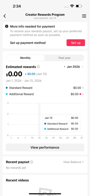 IA Monetized Account Creator Rewards Program Active | 39k Real Followers 236k Likes | Real Screenshots + Full Access + Account in Good Standing
