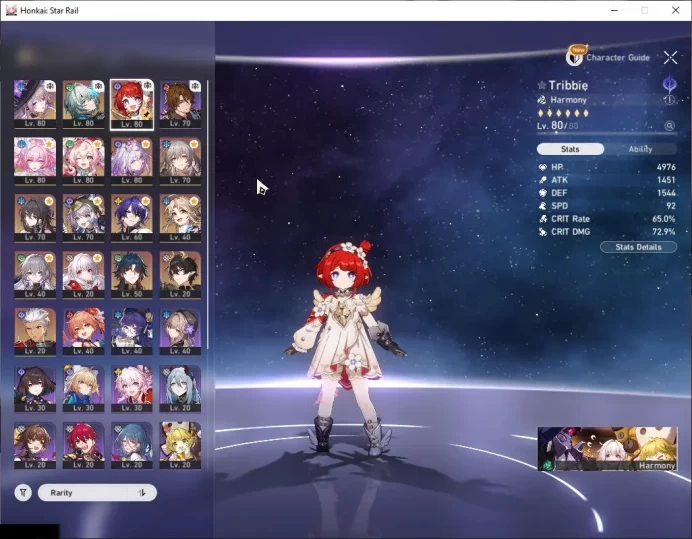 Asia |Tl 65| 10 Limited [TheHerta E1,Anaxa E1,Hyacine] + Sign Cyrene,Castorice,Chiper,Etc |MC Female|Amphoreus|CheckSS(HSR5263)