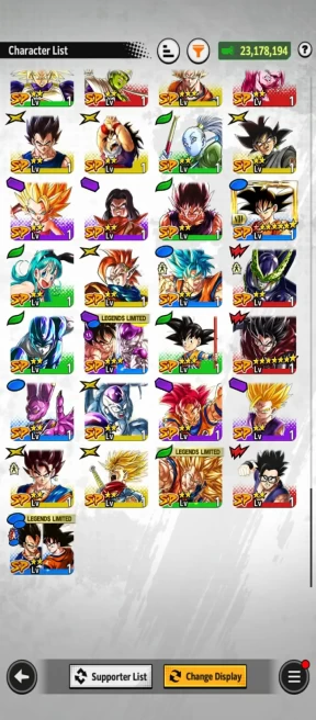 ANDROID+IOS- Nice Team GT+UL ss4 gogeta+UL ss4 Vegeta 8s+UL ss4 Goku 12S+ LF ss4 Gogeta 10s+ss4 GokuVegeta+Have Equip For Team (D72)