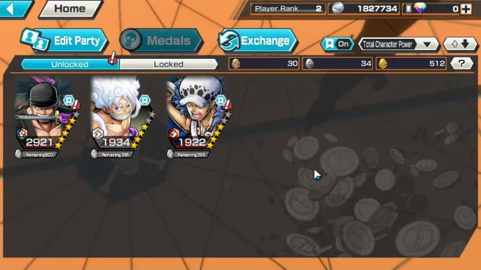 Global | 3 EX | Onigashima Zoro,TFE MD Luffy, WI Trafalgar Law | Rank 2 | Bandai | Check SS (OPBR1644)