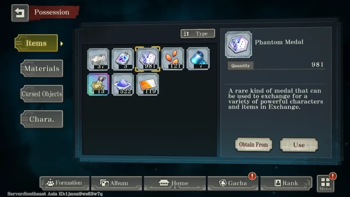 JJK30 - Global-Asia | Lv50 - 161k CP| x33 SSR (6 SSR limited)