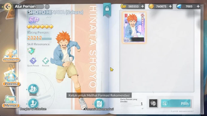 SEA Lvl 48|7K Dm|1SP [Hinata+memo] + 5 UR[atsumu,Usamu,Korai,Sachiro,Motoya+Memo]+11 SSR|Log Google|CheckSS(HFH962)