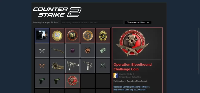 Bloodhound Challenge Coin, 10Y _<<FACEIT>>_7 Level Steam_<30 Days Warranty!!!> _NO VAC_5Y, Loyalty , Global Offensive Badge_131 hrs `