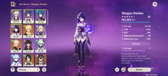[Code 9145] Ark 55 / EU | 8 Leg | Harlequin, Raiden, Kazuha, Xian Yun, Saino, Genie, Mona, Diluc, Traveler