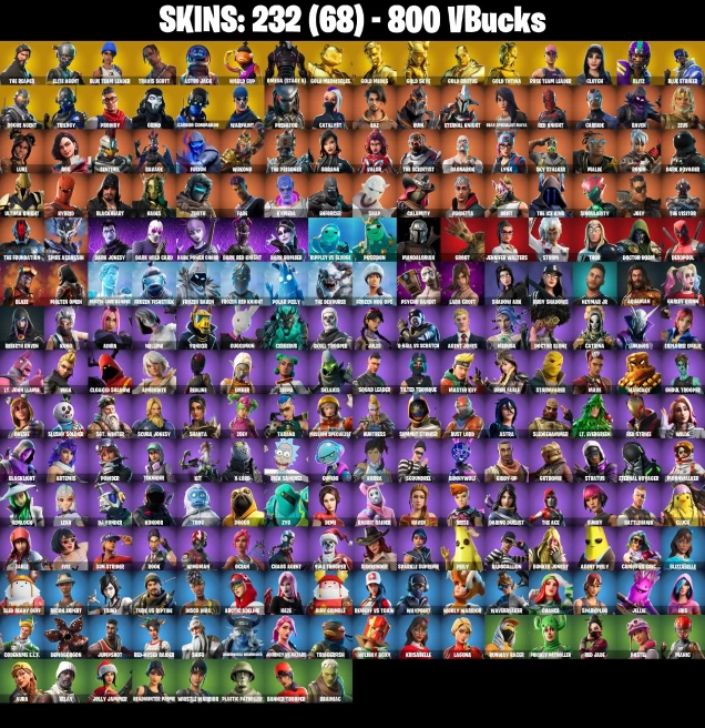 Full Access | 232 skins | OG STW | Travis Scott | Astro Jack | Merry Mint Axe | The Reaper | Elite Agent | Blue Team Leader | WORLD CUP | Omega