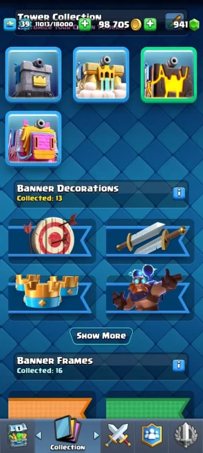 Clash Royale | KTL 13 | 7586 Cups | 39 Level | Rare Emotes, Skins | Instant Delivery | Lifetime Warranty | 100% Secure 