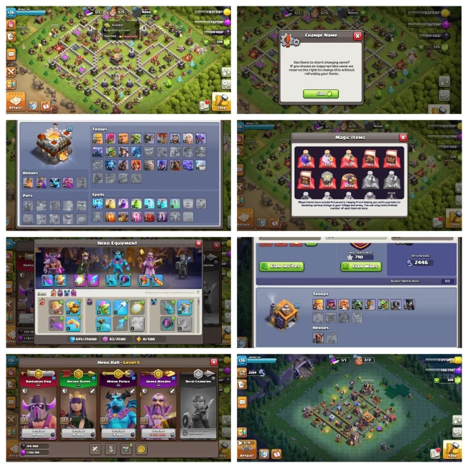 M123◆Th 11 Full Max◆4 Hero Full Max◆2 Epic: FA,MM◆NC 500◆BH 7◆2020 X Mas Tree