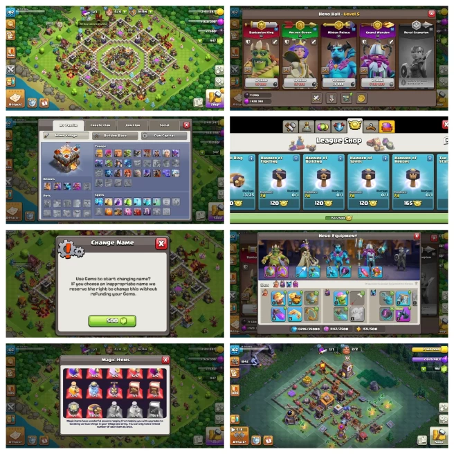 M192 | Th 11 Full Max | 3 Epic Equipment | 4 Hero Full Max | 753 CWL Medals | Nc 500 | Instant Delivery