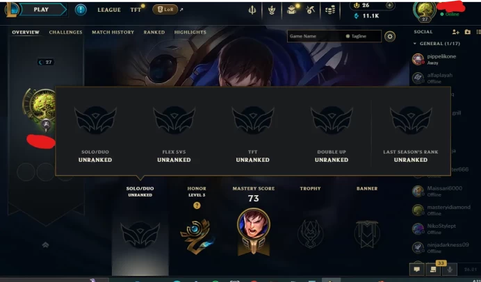 【EUW】Level 27    39 Champ/ 11 Skins   Full Access  High Quality Account  Instant Delivery️