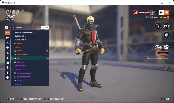 GENJI / SKULL / MERCY / PANTHER / OVERWATCH WORLD CUP AWAY / see the picture / Please Read Description / kvoz