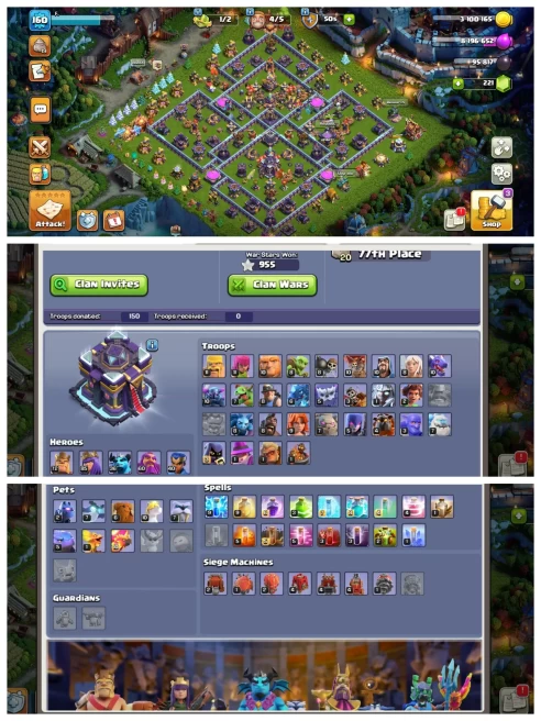 M209【8 Epic Max】Th 15 Near Max▰Hero: 72,85,36,60,40▰Old Xmas Tree, Obstacles▰Dark Ages, Dark Days Scenery▰2K NC▰BH 9▰Epic: GG,SB/MM,SB/FB,LP/RS