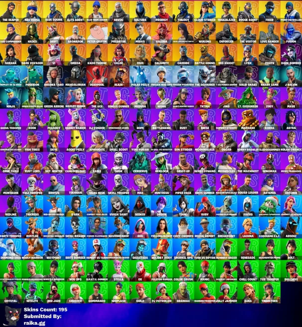 [PC/PSN] 195 skins | The Reaper | Merry Mint Axe | Blue Squire | Elite Agent | Blue Team Leader | Havoc | Sultura | Prodigy | Trilogy