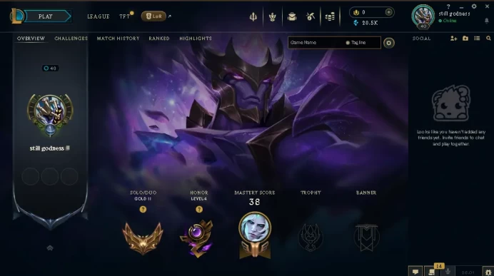 EUW -(S16) GOLD 2 %65WR - HIGH LP GAIN - 46 Champ - 6 Good Skins(2 Epic) - 20.5K BE - S11 ACC - UNVERIFIED - LIFETIME WARRANTY - CHEAP