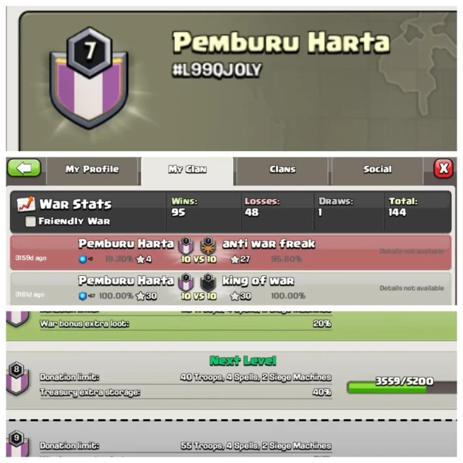 C84◆NAME:PeMbuRu HaRta◆Level-7◆POSITIVE WAR LOG: WIN-95 / LOSS-48◆INSTANT DELIVERY◈EXTRA ORDINARY STORE