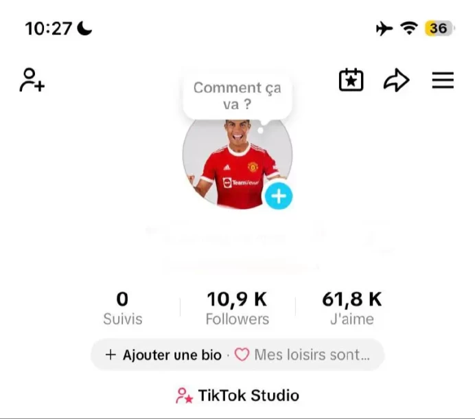 FR France| Account 10.9K Real Followers /Creator Rewards Program Active/61.8K Real Likes/ Email Include