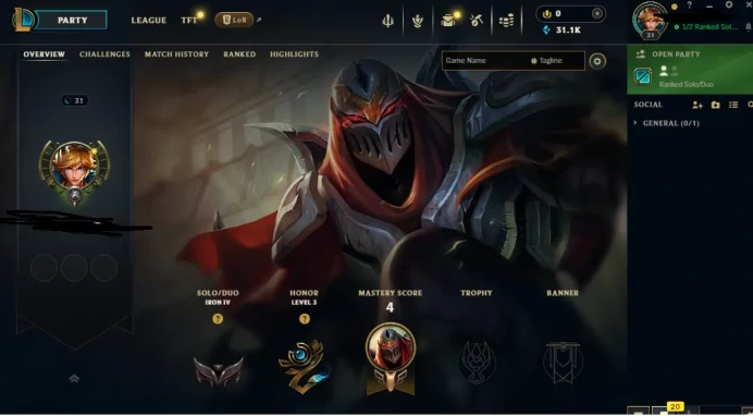 EUW - SAFE SEASON16 IRON 4 0LP | 31100 BE | PLACEMENTS DONE | 0W 19L | INSTANT DELIVERY | LOW MMR | UNVERIFIED EMAIL | IRON IV | #2735