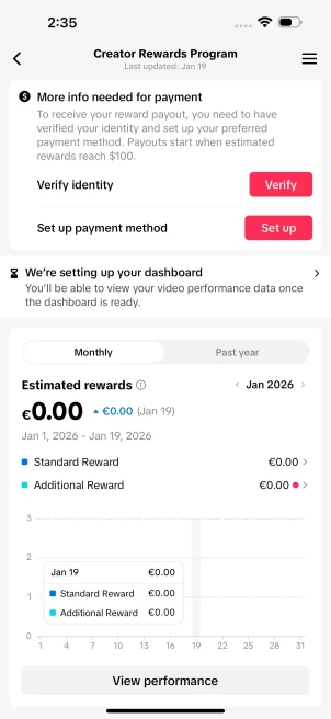 [Discounted] France Monetized Creator Rewards Program Account | 10K Authentic Followers & 128K Likes | Verified Screenshots + Good Standing
