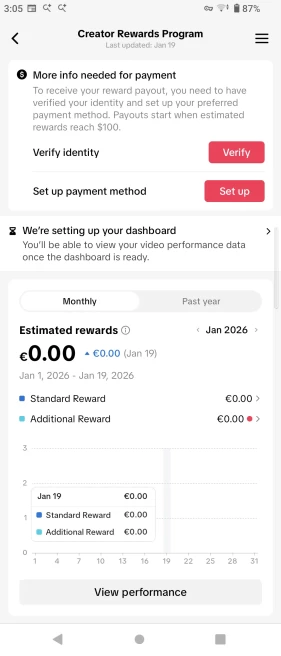 100% Monetized France Account Creativity Program Beta (Active) | 12k Real Followers 224k Likes | Real Screenshots + Full Access + Good Standing