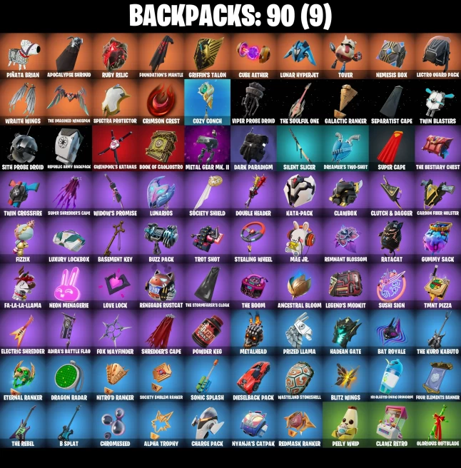 (PC/PSN/XBOX) 300 VB) 57 SKINS / Renzo the Destroyer | Peter Griffin | Valeria | Spectra Knight | Omegarok | Malik | Snap | Ronin | Kado Thorne