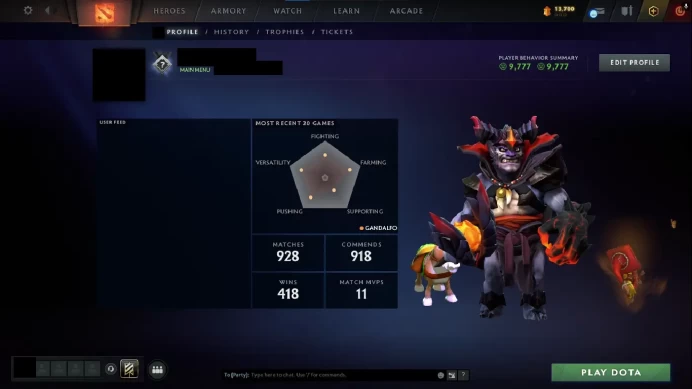 39 LVL_Behavior: 9777_Previous Rank: Herald 4 (462-615 MMR)_9 level steam!!!_<<30 Days Warranty>>_1176 hours _NO VAC