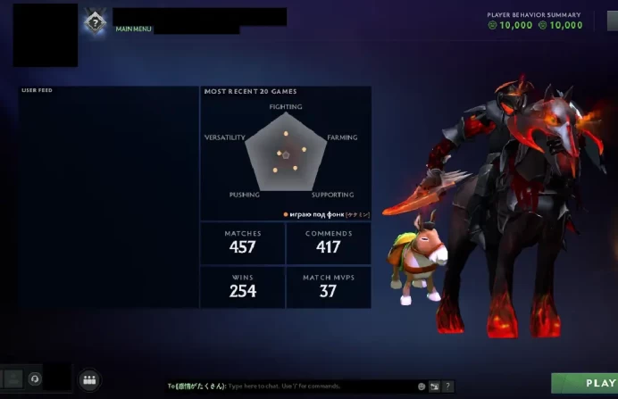 27 LVL_Behavior: 10 000 _Previous Rank: Divine 1 ( 4620-4819 MMR)_<<30 Days Warranty>>_NO VAC_ 564`