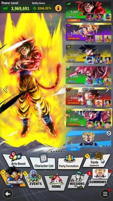 100M Total Power|LV149|4 UL+ 23 LL|Ultra Instict Goku,SS Rose Goku Black,SS 4 Full Power Goku Etc |Android| CheckSS (DBL918)